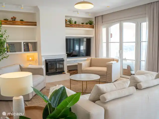 Fietsen, Spanje, Costa Blanca, Jávea, villa Villa Hiedra Woonkamer
