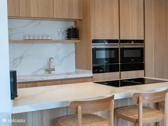 Fietsen, Spanje, Costa Blanca, Jávea, villa Villa Hiedra oven en magnetron incl deur naar wasruimte