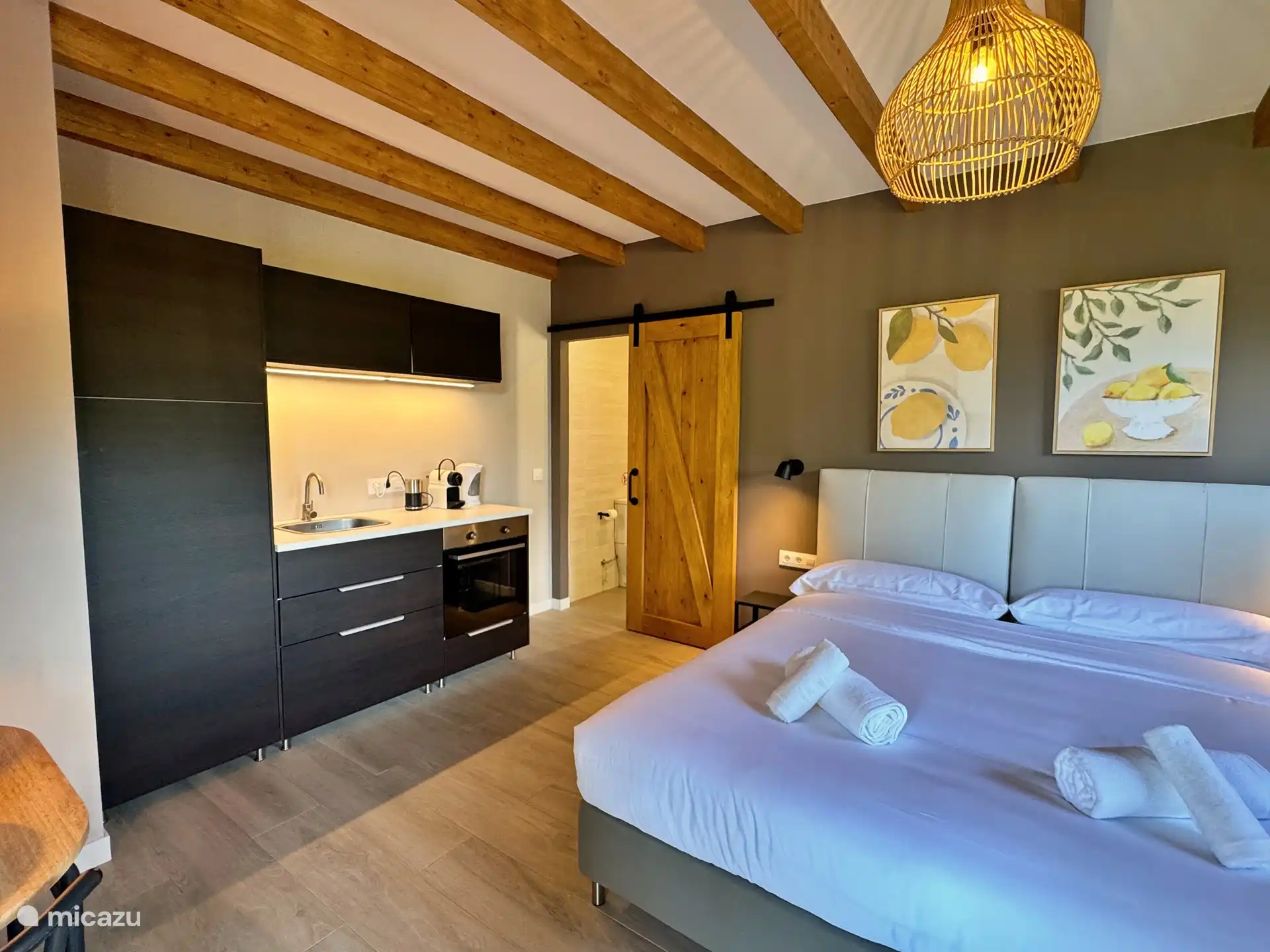 Küche in der Wohnung.