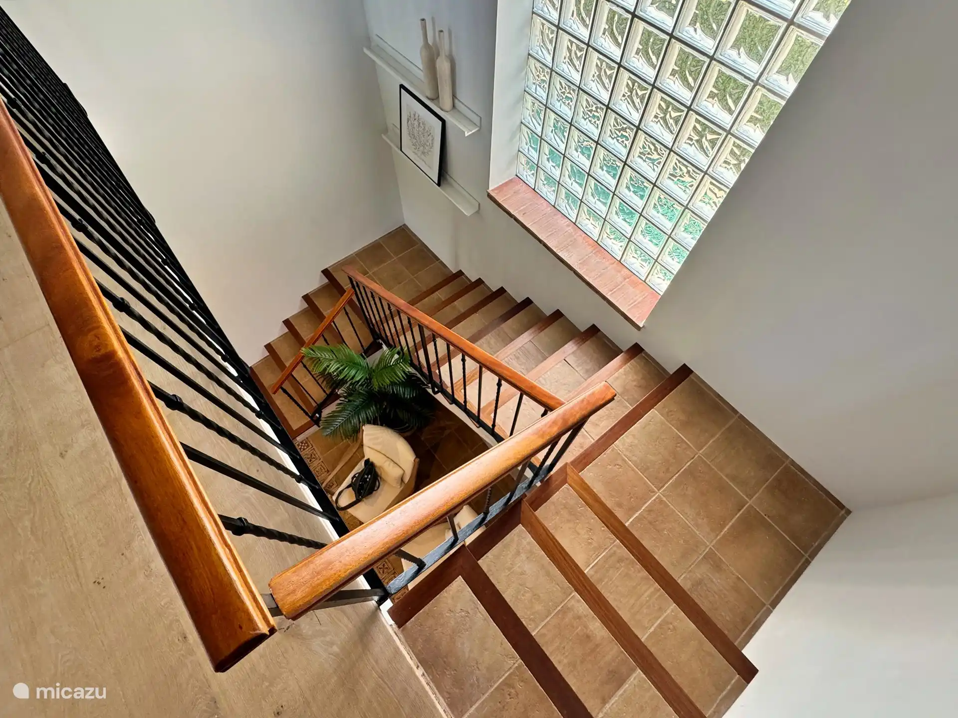 Treppenhaus im Hauptteil der Masia.