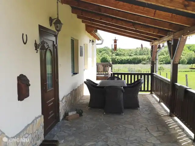 Vacances en famille à Szentlászló | Hongrie, Baranya, Szentlászló - maison de vacances Terrasse couverte