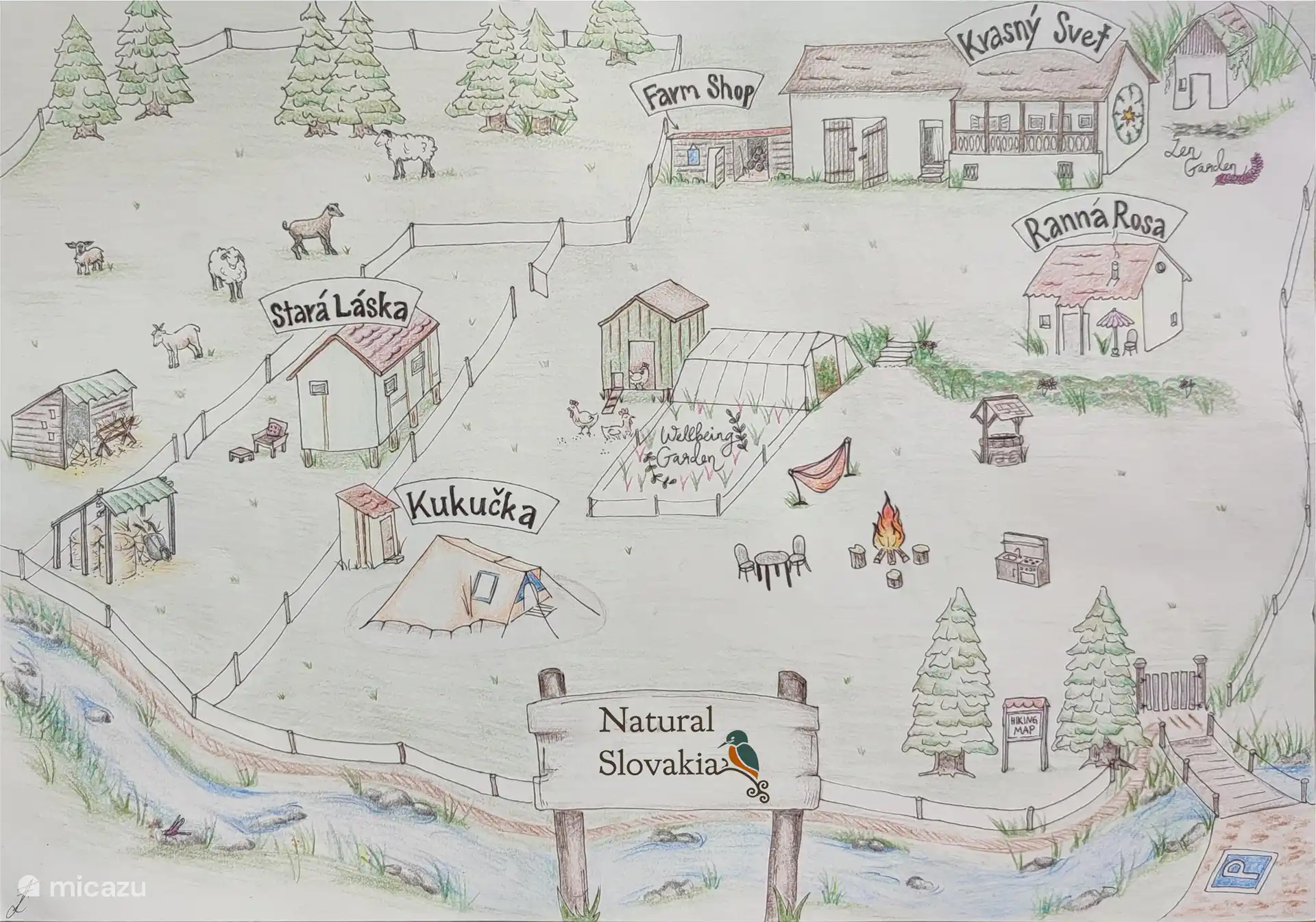 Die Atmosphäre auf dem Bauernhof