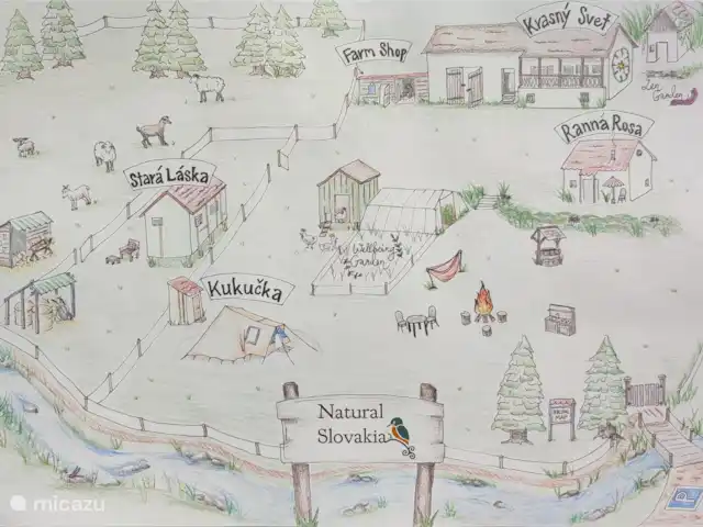 vakantiehuis huren in Slowakije, Banská Bystrica, Modrý Kamen – Vakantiehuis Krasný Svet De sfeer op de boerderij