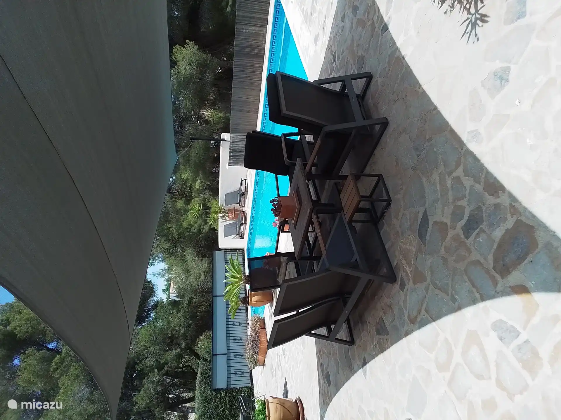 Very comfortable lounge set in the shade