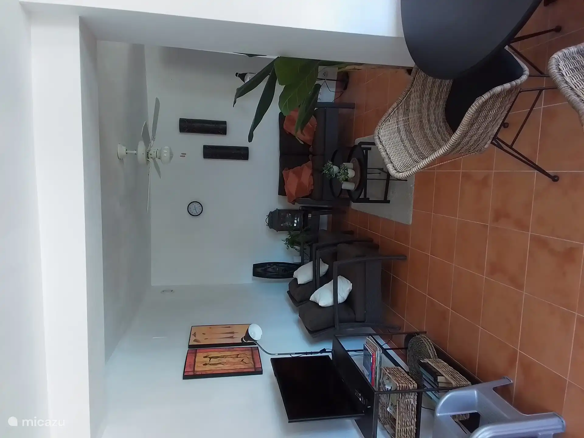 Living room apartment with cozy sitting area