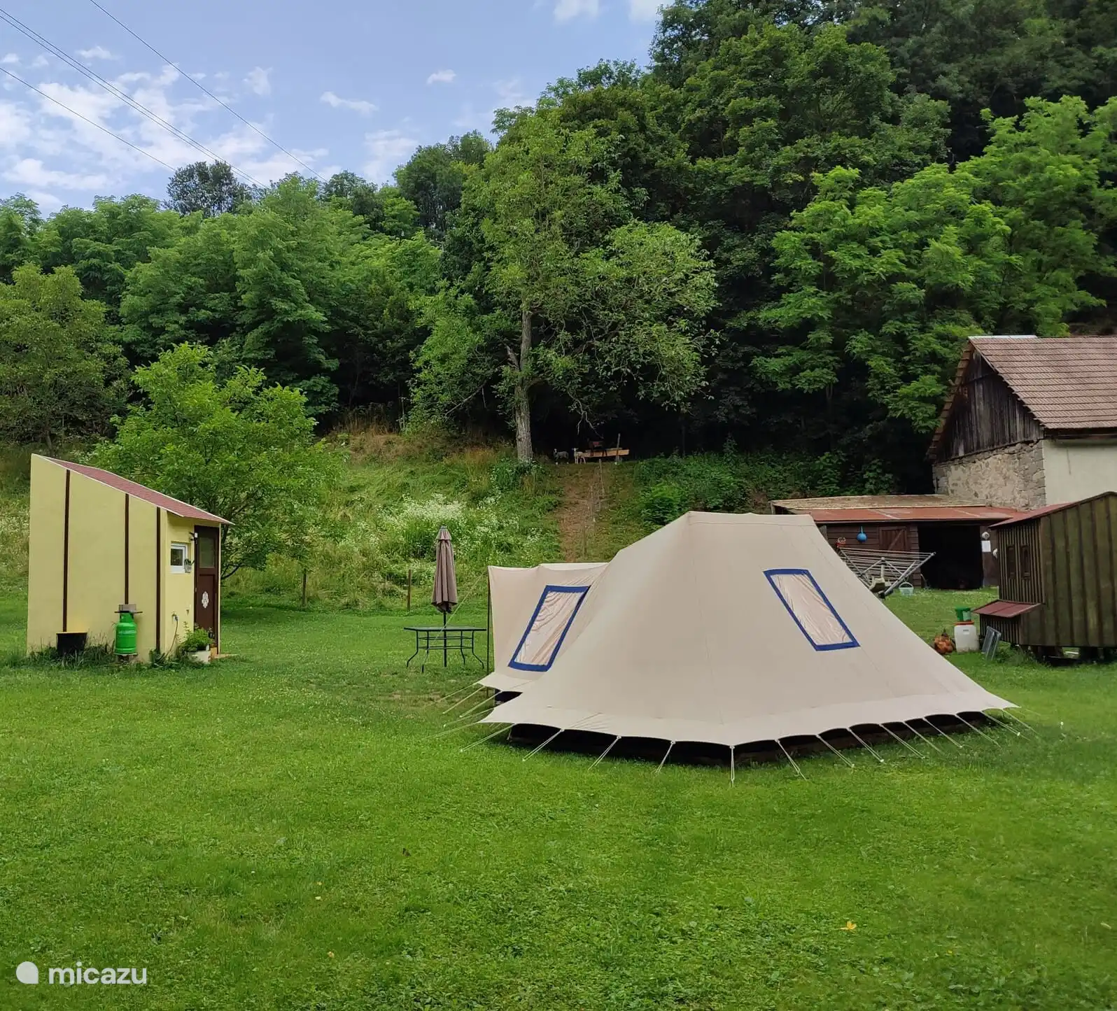 Pyramidenzelt Kukucka in Slowakei, Banská Bystrica, Modrý Kamen - Glamping / Safarizelt / Yurt