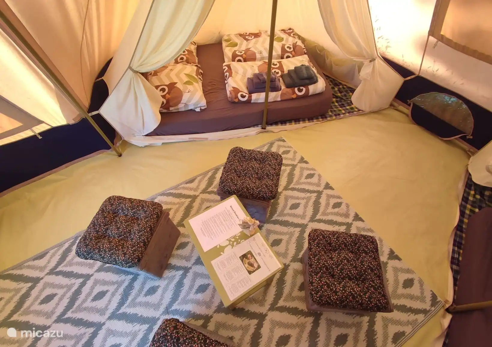 Voll ausgestattetes Familienzelt Kukucka