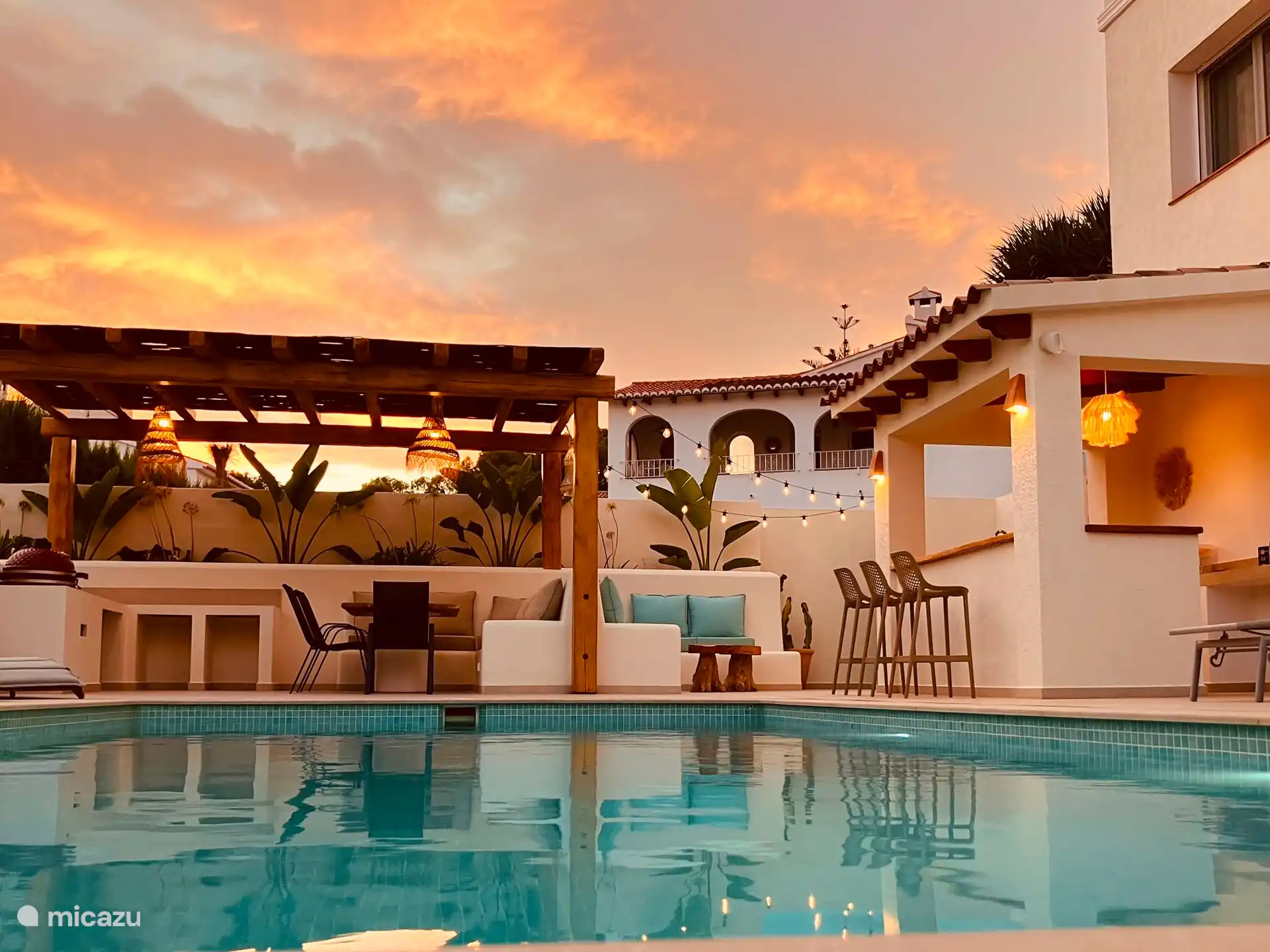 Abendstimmung in der Casa La Siesta
