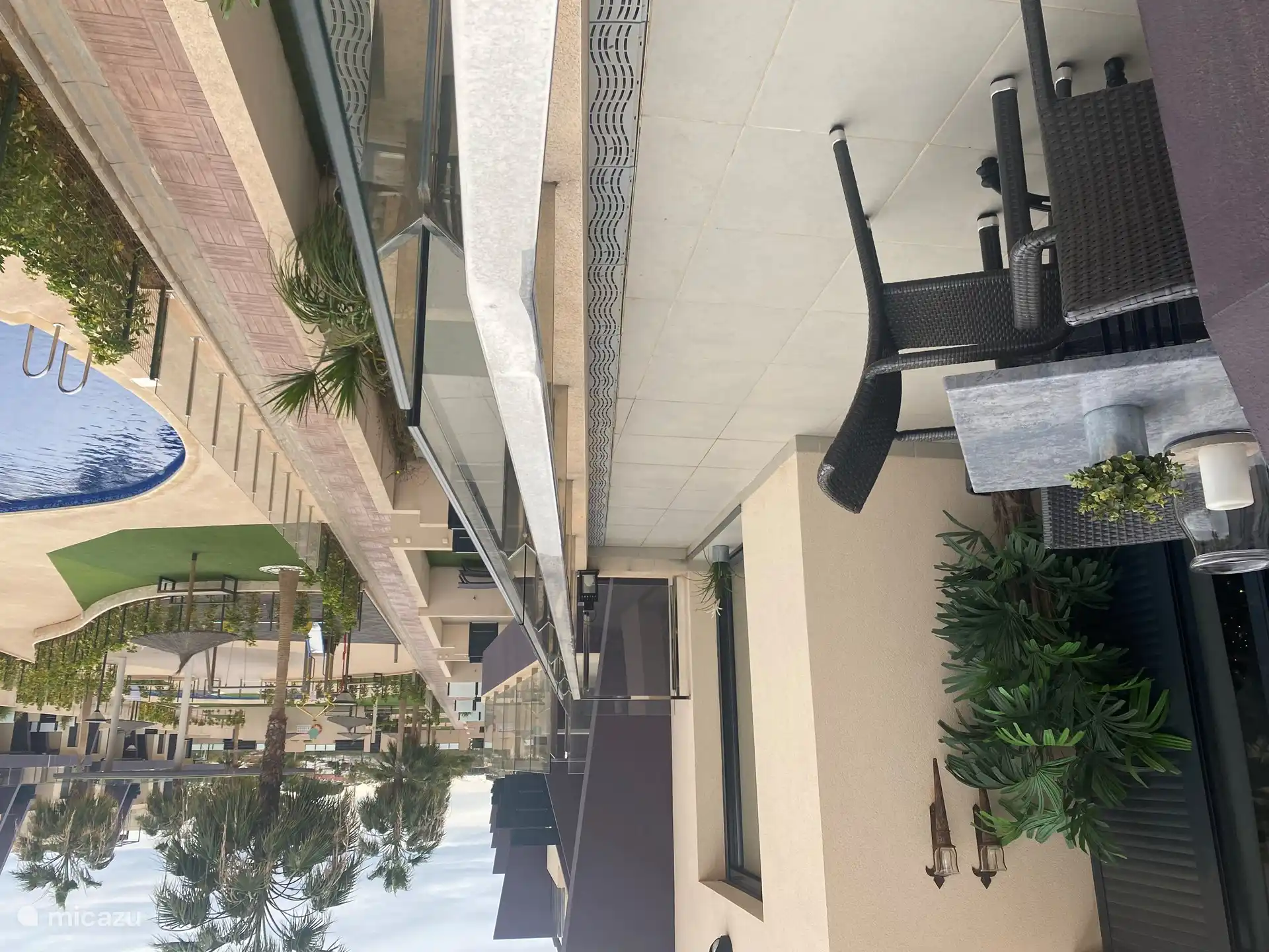 Desde su balcón se puede ver todo el complejo