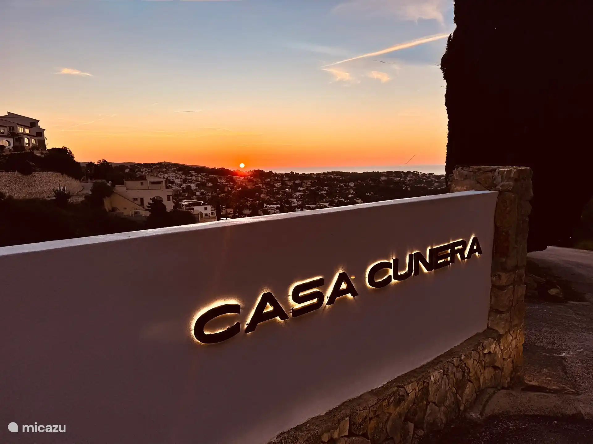 Entree van Casa Cunera