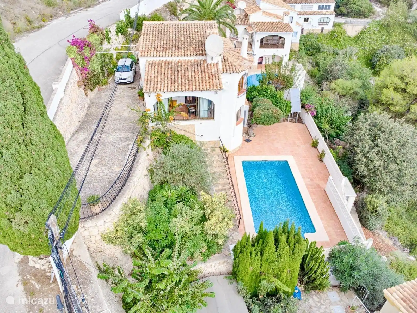 Vue de dessus Casa Cunera