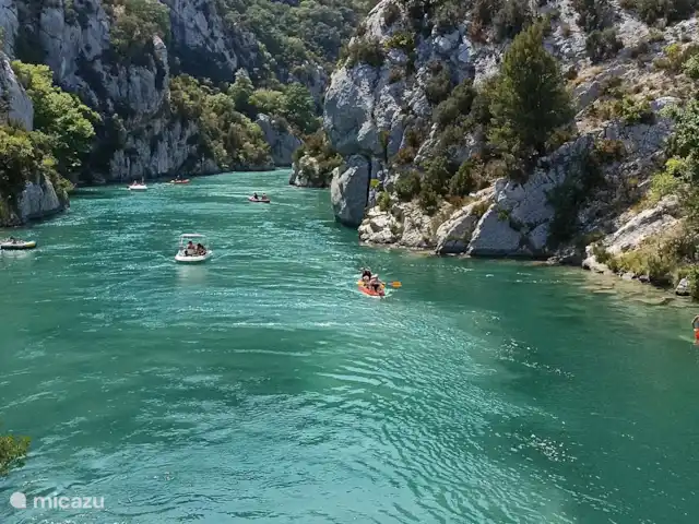 Location de Vacances France, Alpes-de-Haute-Provence, Sainte-Croix-Du-Verdon, appartement - Cosy Duplex Sainte Croix Du Verdon Activités au canyon