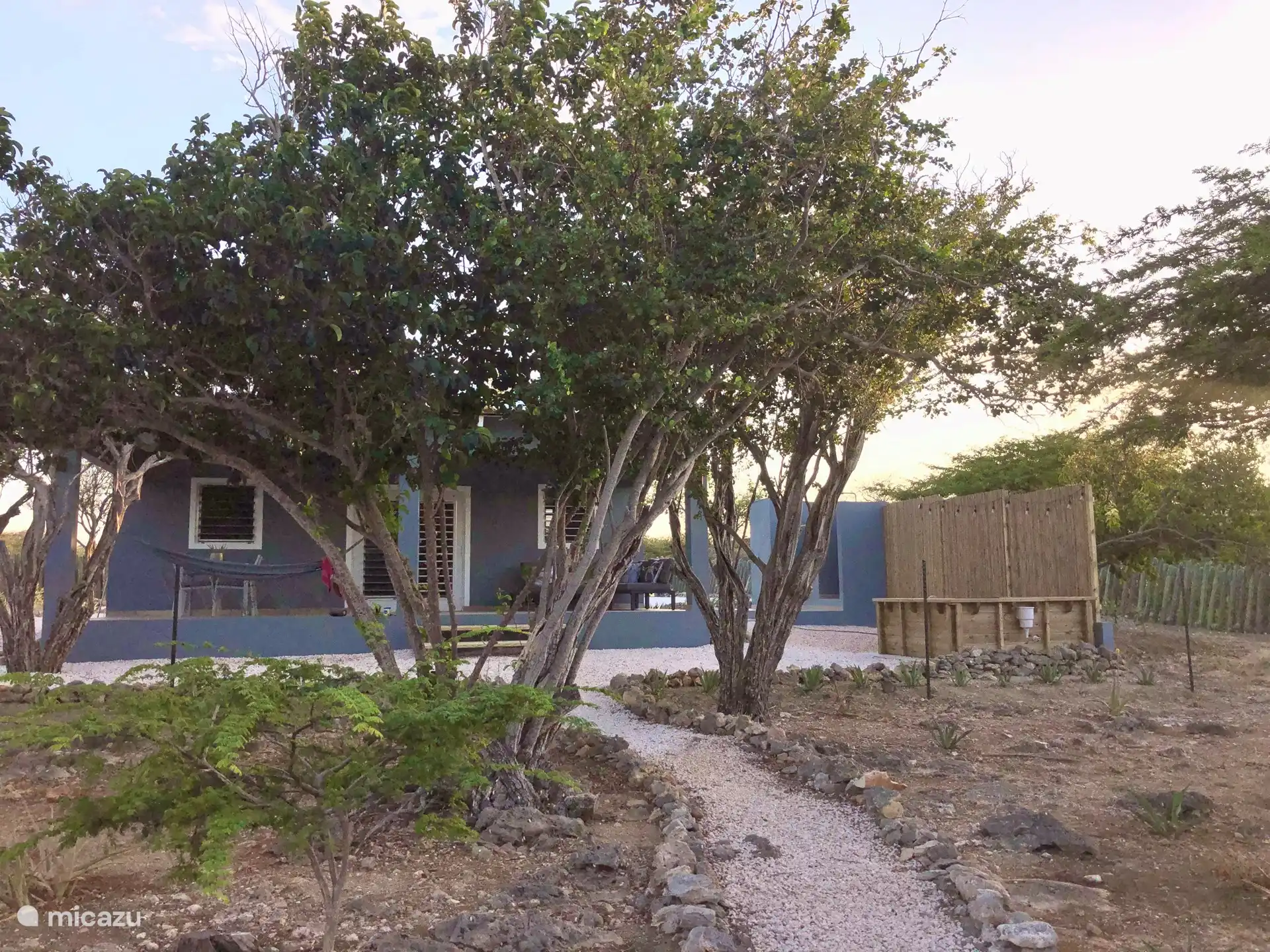 Lekker in de schaduw van de bomen