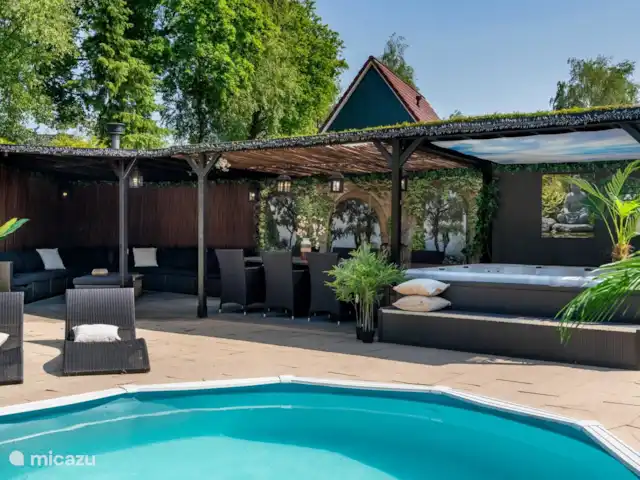 Wellnesshuis zwembad,sauna,jacuzzi  huren in Nederland, Drenthe, Schoonloo - vakantiehuis Wellnesshuisdrenthe prive zwembad