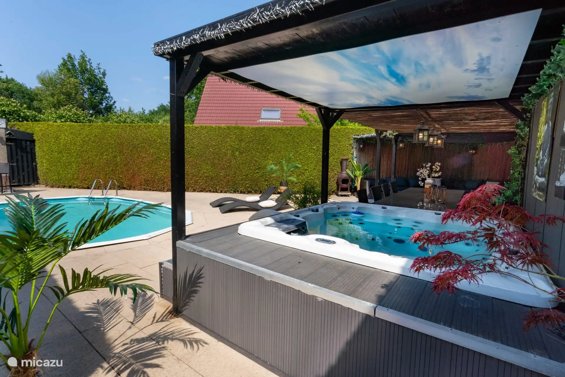 Wellnesshuisdrender private Pool