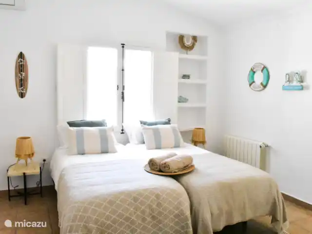 Casa la Lluca Jávea en España, Costa Blanca, Jávea - villa Dormitorio 4, con baño en suite. Con aire acondicionado