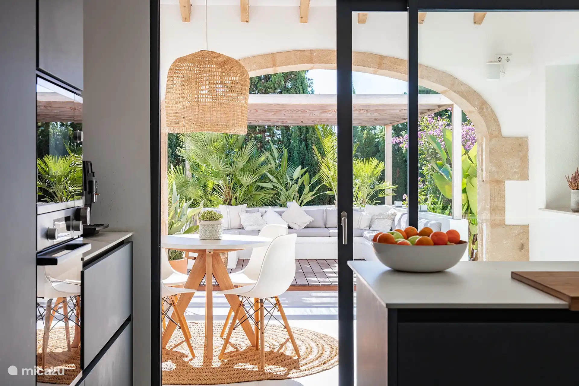 De la cuisine, vous avez un accès direct à la naya