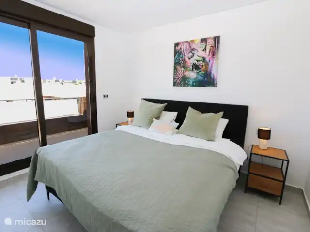 Villa avec piscine privée près de la plage | Espagne, Murcia, San Pedro del Pinatar - villa Chambre avec lit double