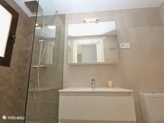 Moderne bungalow en privé zwembad huren in Spanje, Murcia, San Pedro del Pinatar - bungalow Badkamer