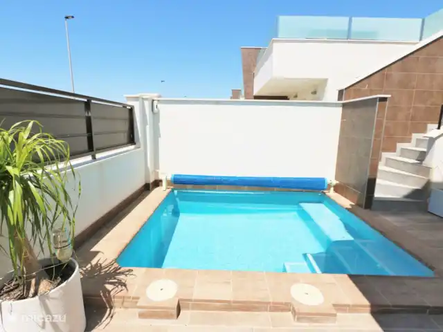 Moderne bungalow en privé zwembad huren in Spanje, Murcia, San Pedro del Pinatar - bungalow Zwembad