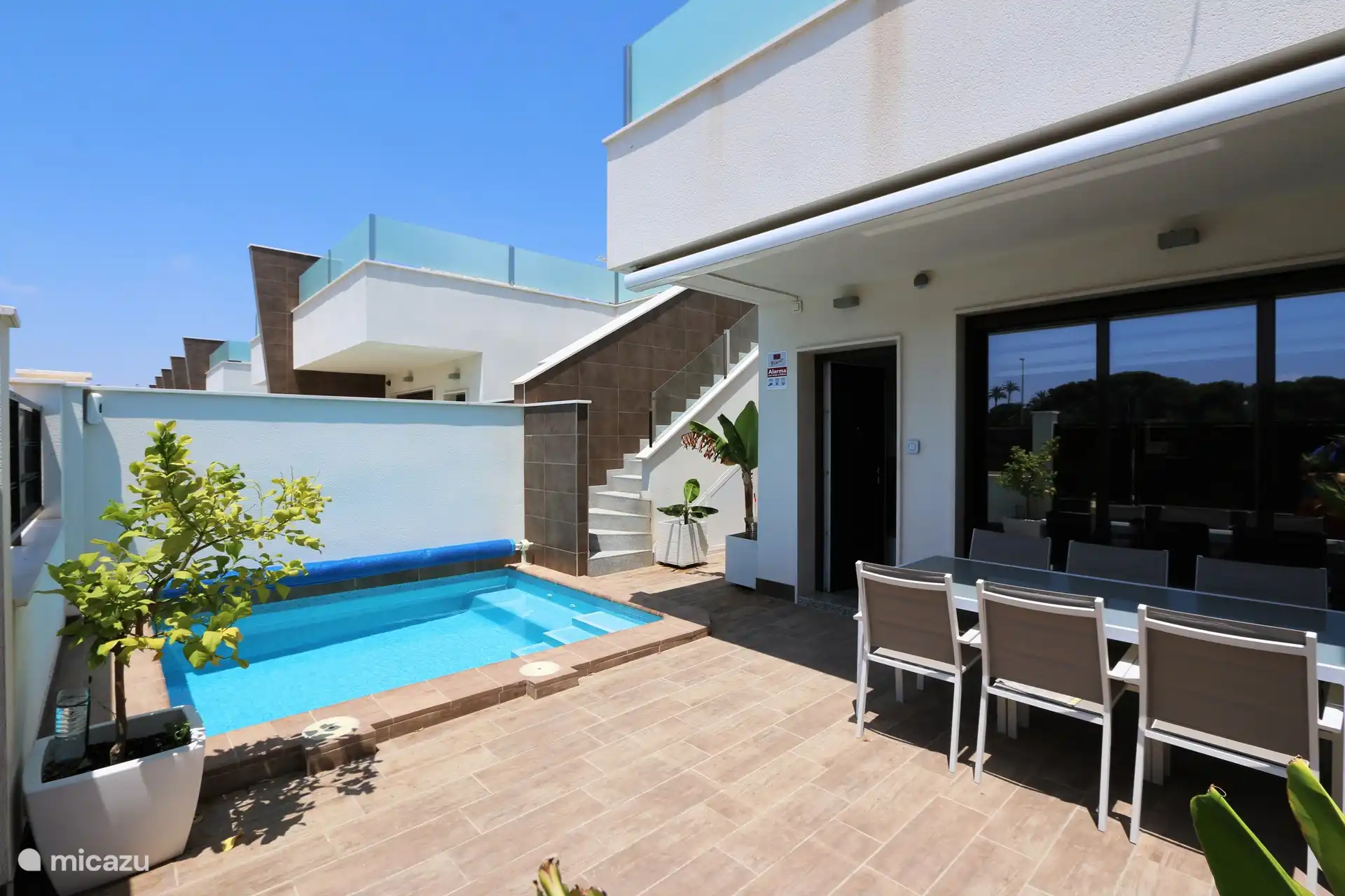 Moderner Bungalow und privater Pool in Spanien, Murcia, San Pedro del Pinatar - bungalow