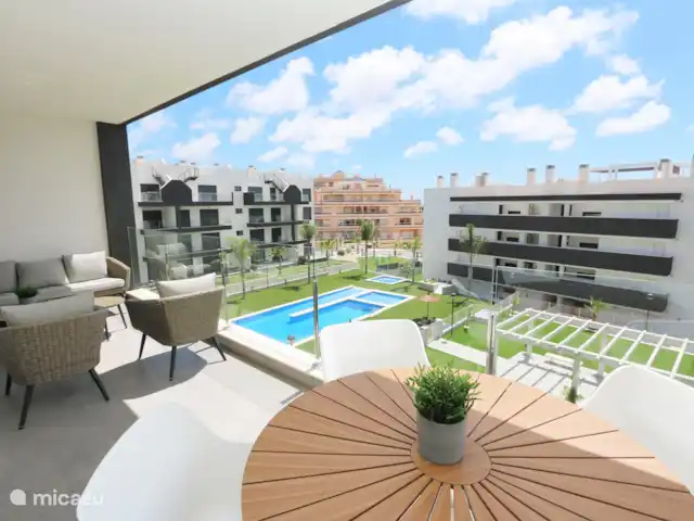 Zonnig appartement in Villamartin huren in Spanje, Costa Blanca, Villamartin - appartement Balkon