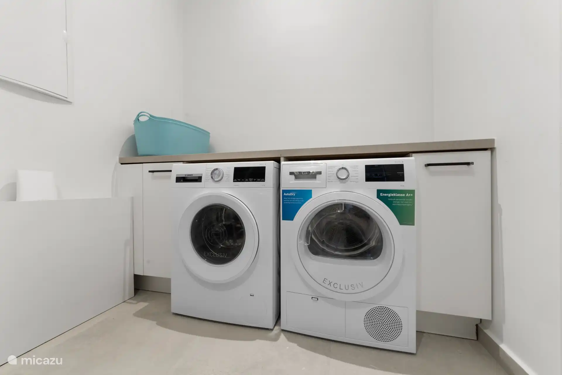 Washer and dryer at your disposal