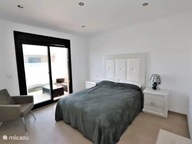 Villa moderne avec piscine privée | Espagne, Murcia, San Pedro del Pinatar - villa Chambre avec lit double