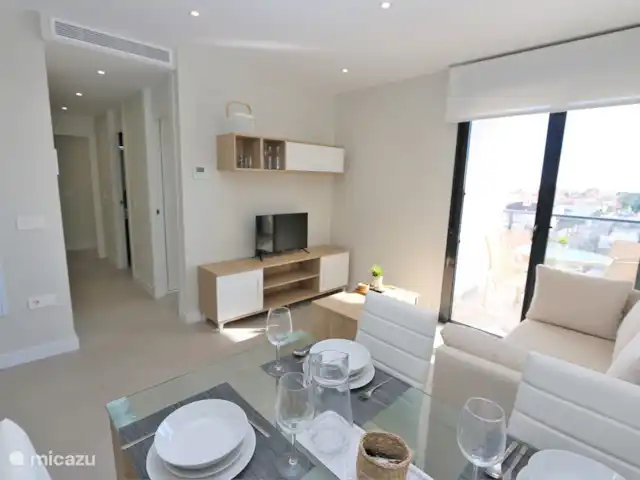 Location de Vacances Espagne, Murcia, San Pedro del Pinatar, appartement - Appartement avec vue mer au sud   Salon + salle à manger