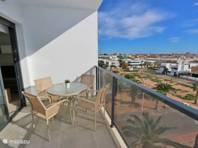 Location de Vacances Espagne, Murcia, San Pedro del Pinatar, appartement - Appartement avec vue mer au sud   Balcon avec une vue magnifique