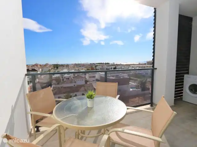 Location de Vacances Espagne, Murcia, San Pedro del Pinatar, appartement - Appartement avec vue mer au sud   Balcon avec une vue magnifique