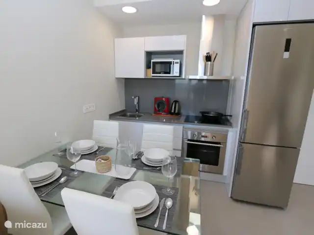 Location de Vacances Espagne, Murcia, San Pedro del Pinatar, appartement - Appartement avec vue mer au sud   Salle à manger + Cuisine