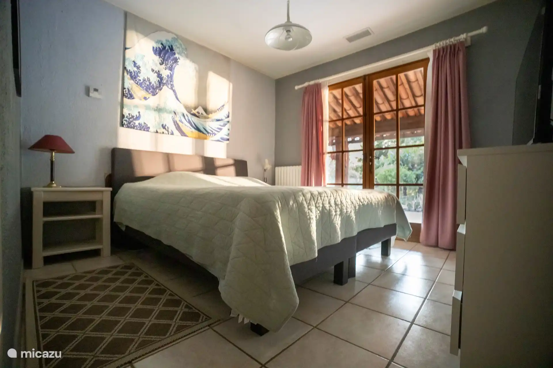 Schlafzimmer 1 mit 2 Einzelbetten oder einem Doppelbett 180cm, Klimaanlage und Heizung