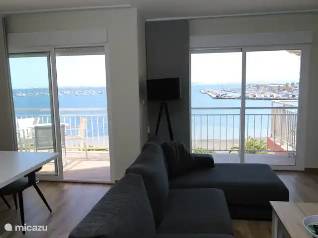 Appartement de luxe sur la Mar Menor | Espagne, Costa Cálida, Lo Pagán - appartement Salon avec belle vue