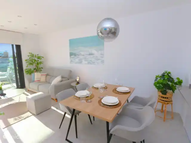 Appartement en résidence à Flamenca Village  | Espagne, Costa Blanca, Orihuela Costa - appartement Table à manger