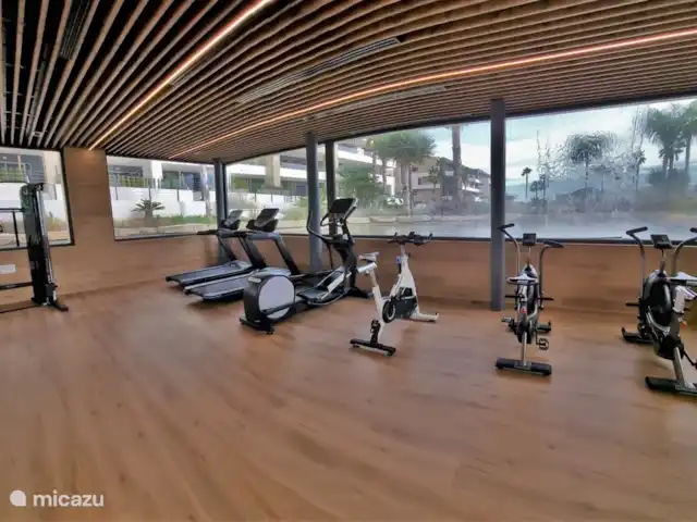 Appartement en résidence à Flamenca Village  | Espagne, Costa Blanca, Orihuela Costa - appartement Salle de fitness commune dans le village de Flamenca