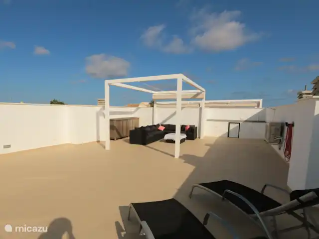 Penthouse in Pilar de la Horadada huren in Spanje, Costa Blanca, Pilar de la Horadada - penthouse Terras met loungestoelen en loungeset