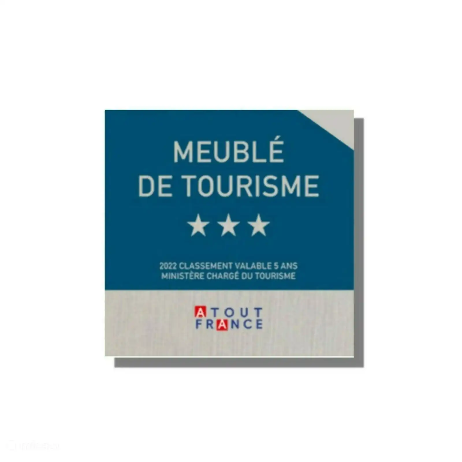 Gîte L'Escale ha recibido recientemente una categoría de 3 estrellas según la nueva clasificación 2022 de alojamientos turísticos amueblados de A TOUT FRANCE.
