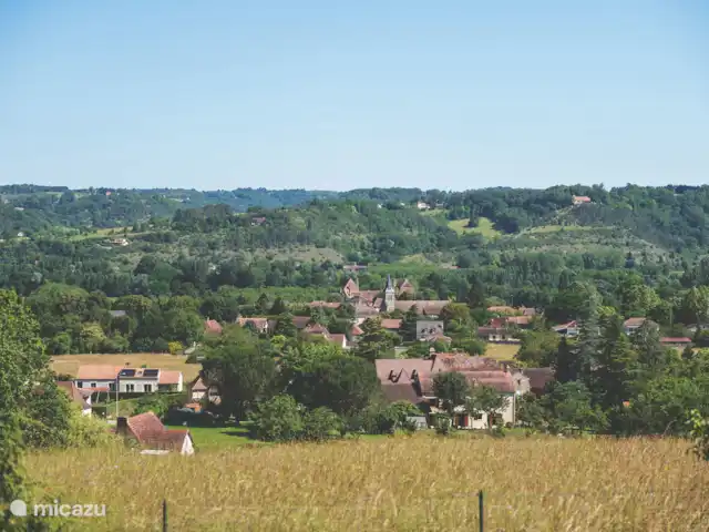 La Perla de Pradal en Francia, Dordoña, Siorac-en-Périgord - casa vacacional Vista del país