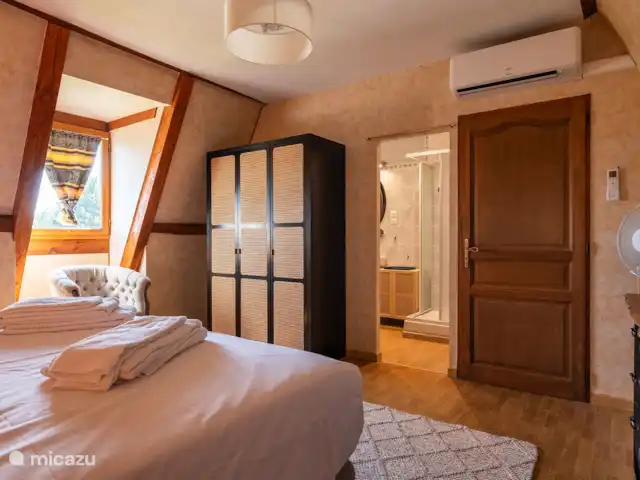 La Perla de Pradal en Francia, Dordoña, Siorac-en-Périgord - casa vacacional Habitación doble