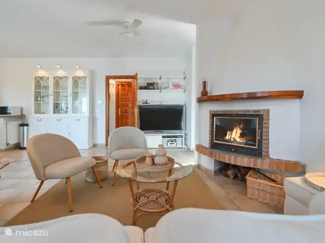 Location de Vacances Espagne, Costa Blanca, Benissa, villa - Casa La Vina Salon à l’étage