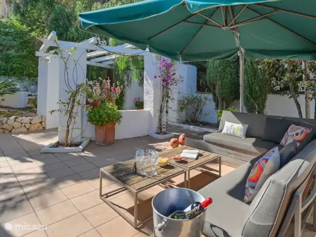 Location de Vacances Espagne, Costa Blanca, Benissa, villa - Casa La Vina Espace lounge extérieur