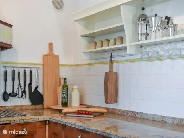 Location de Vacances Espagne, Costa Blanca, Benissa, villa - Casa La Vina Cuisine à l’étage