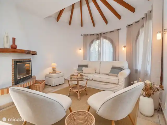Location de Vacances Espagne, Costa Blanca, Benissa, villa - Casa La Vina Salon à l’étage