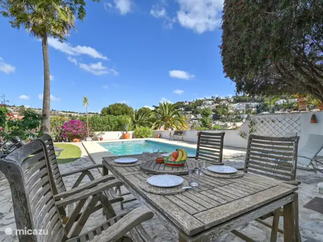 Location de Vacances Espagne, Costa Blanca, Benissa, villa - Casa La Vina Vue depuis la piscine
