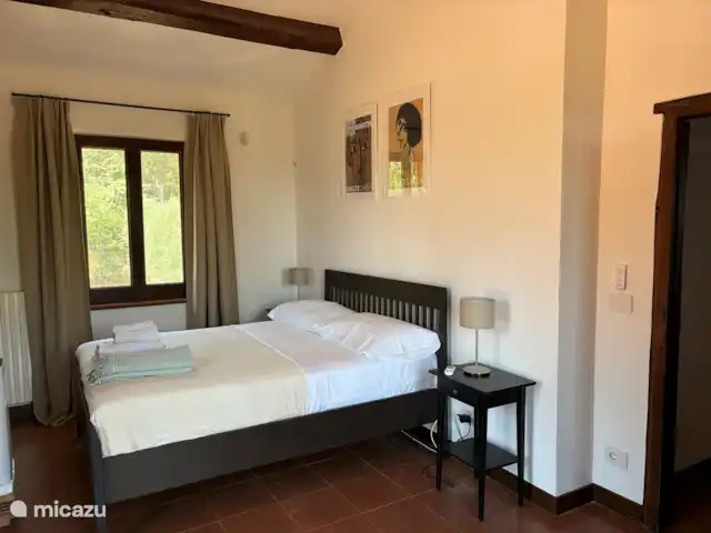 Villa Rose e Fiori (a 6 km del mar) en Italia, Marche, Potenza Picena - villa Dormitorio 3 en planta alta con aire acondicionado móvil