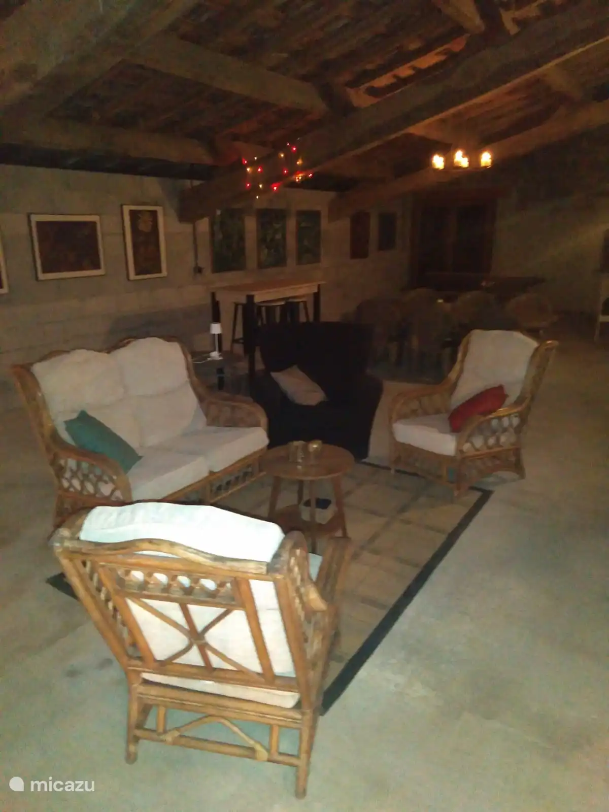 Furniture in the veranda