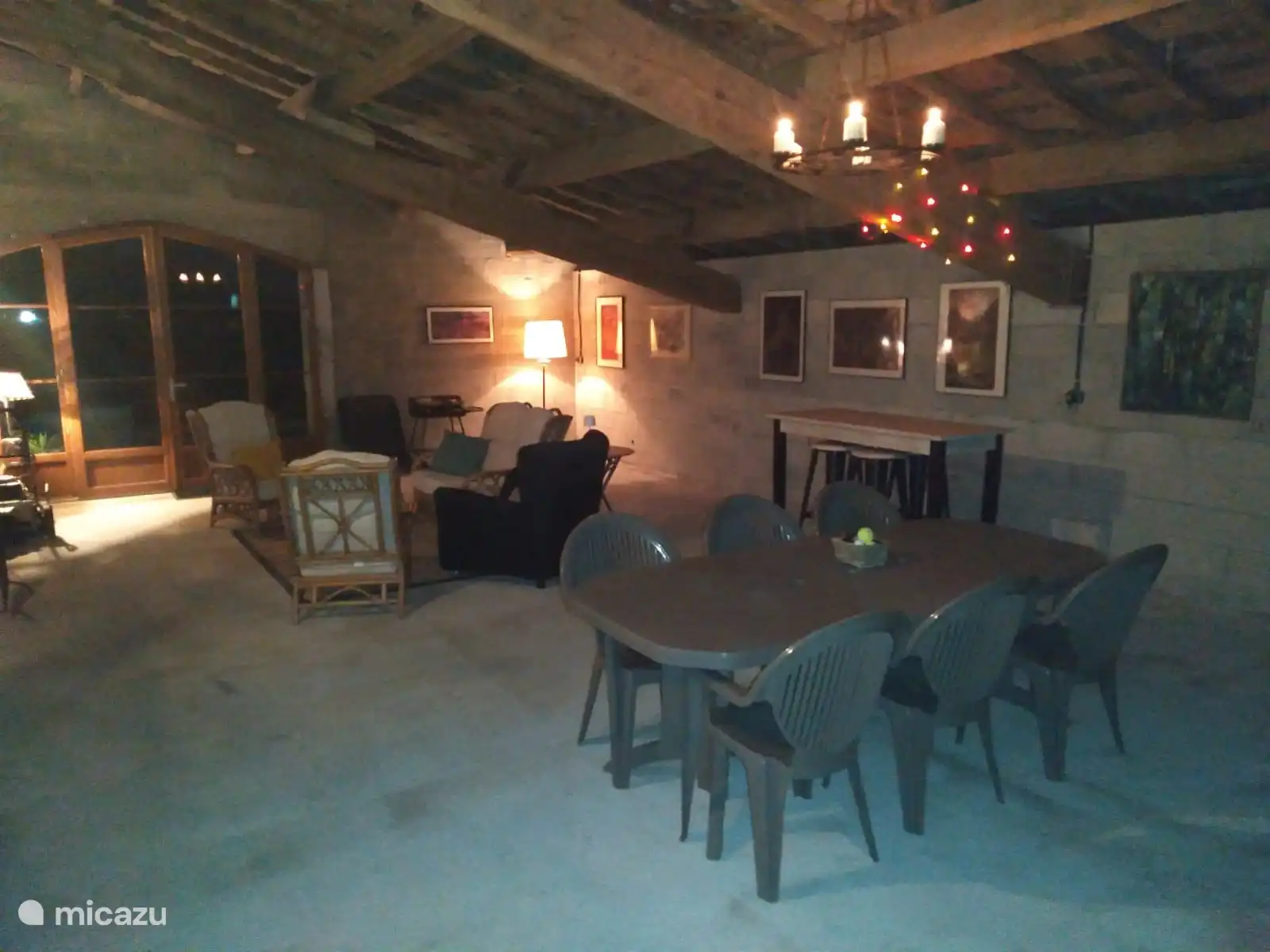 Furniture in the veranda