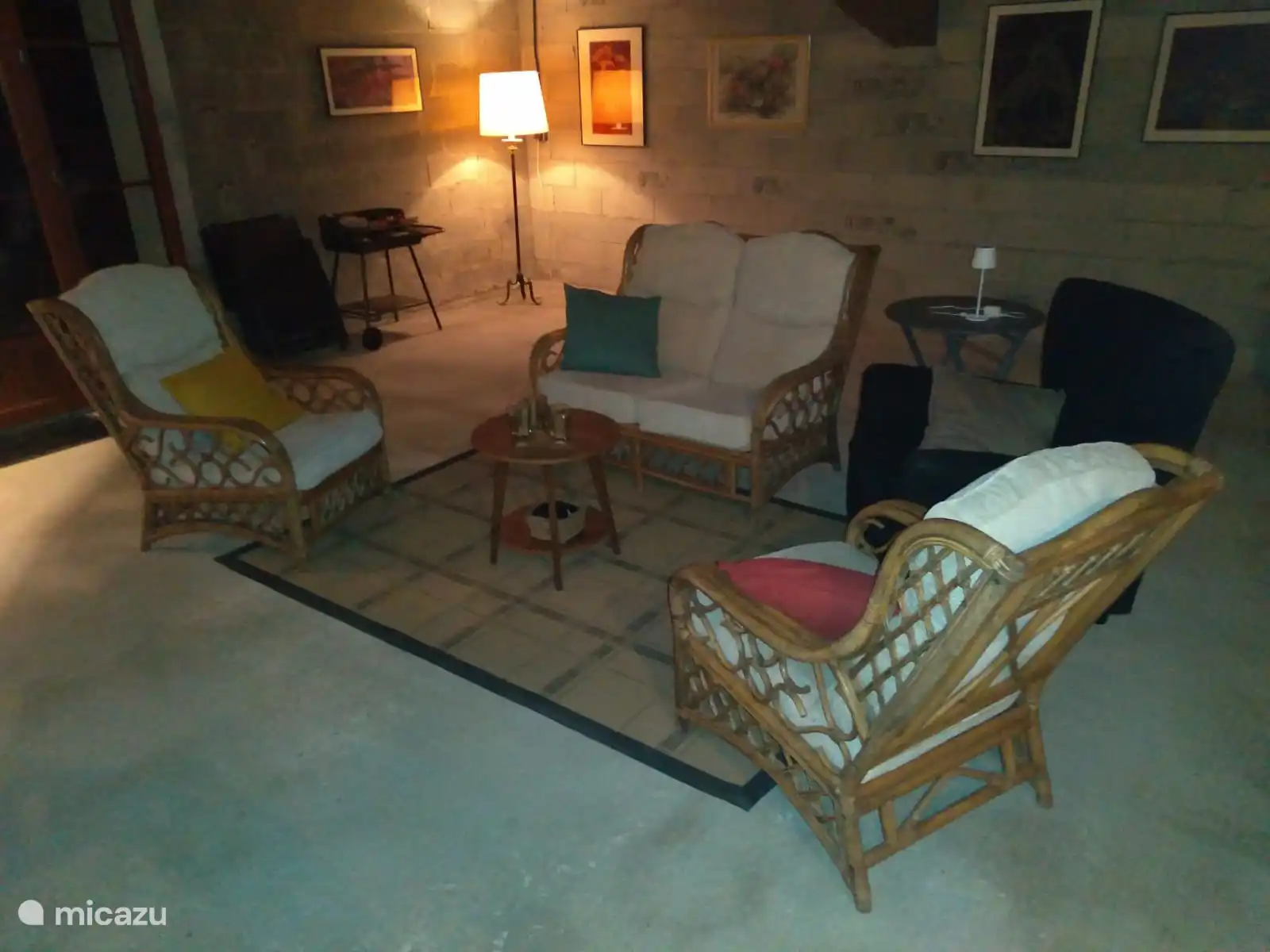 Furniture in the veranda