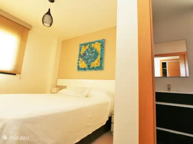 Appartement met zeezicht  huren in Spanje, Costa Blanca, Torre de la Horadada - appartement Slaapkamer met tweepersoonsbed